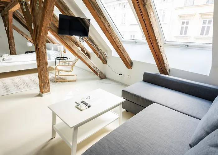 Living - Berggasse Appartement Wenen